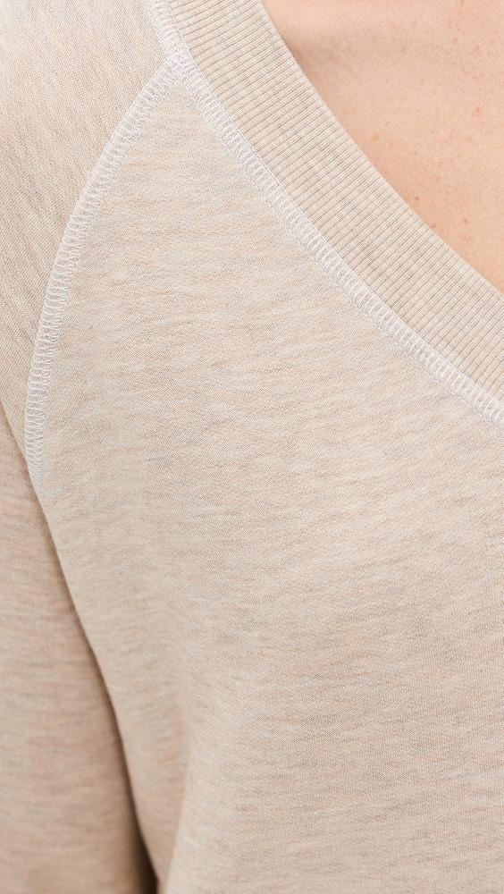 Splits59 Bennie Fleece V Neck Sweatshirt | Shopbop Product Image