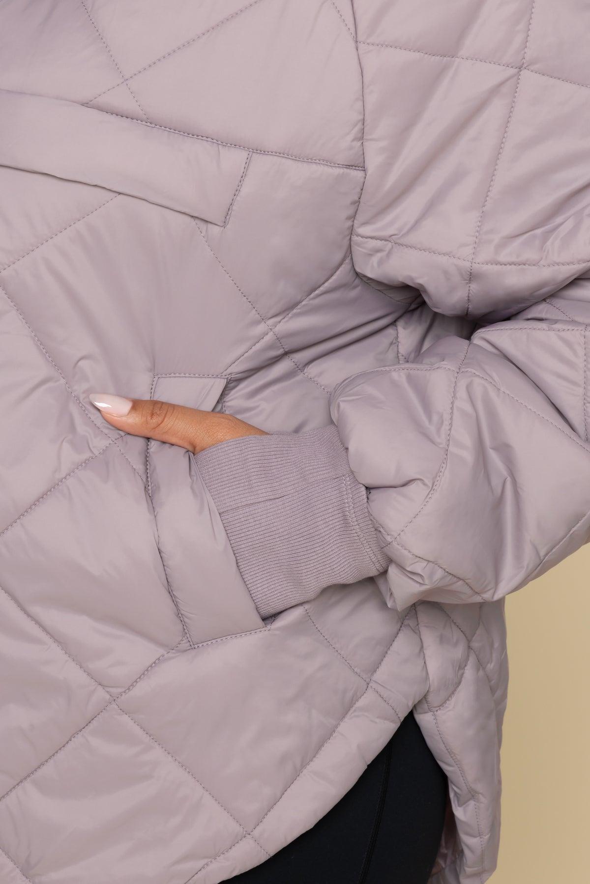 Pillow Packable Puffer Jacket - Crimson Product Image