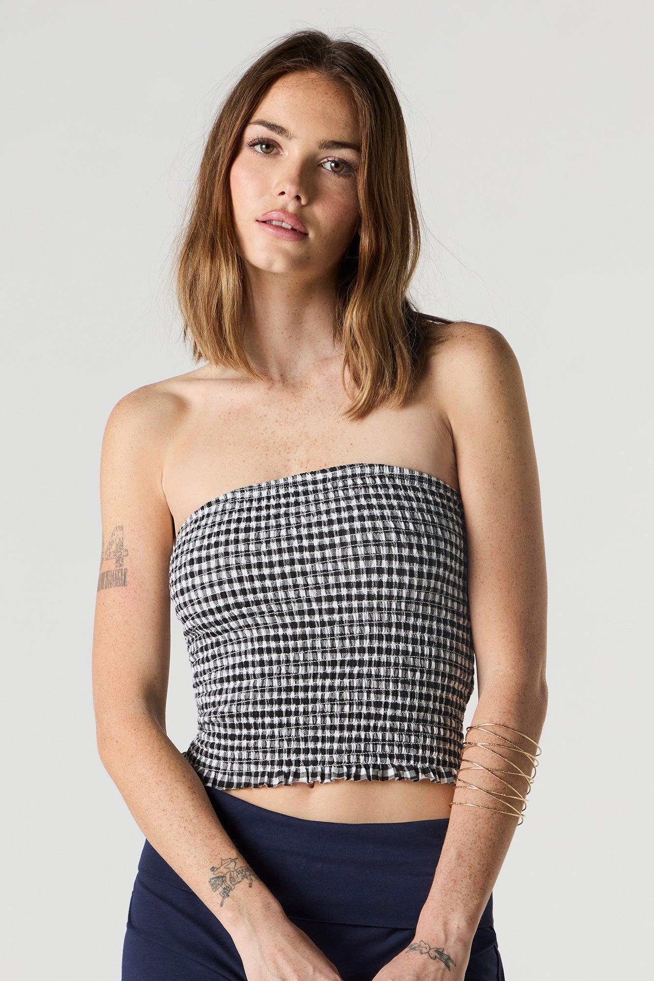 Smocked Tube Top Female Product Image