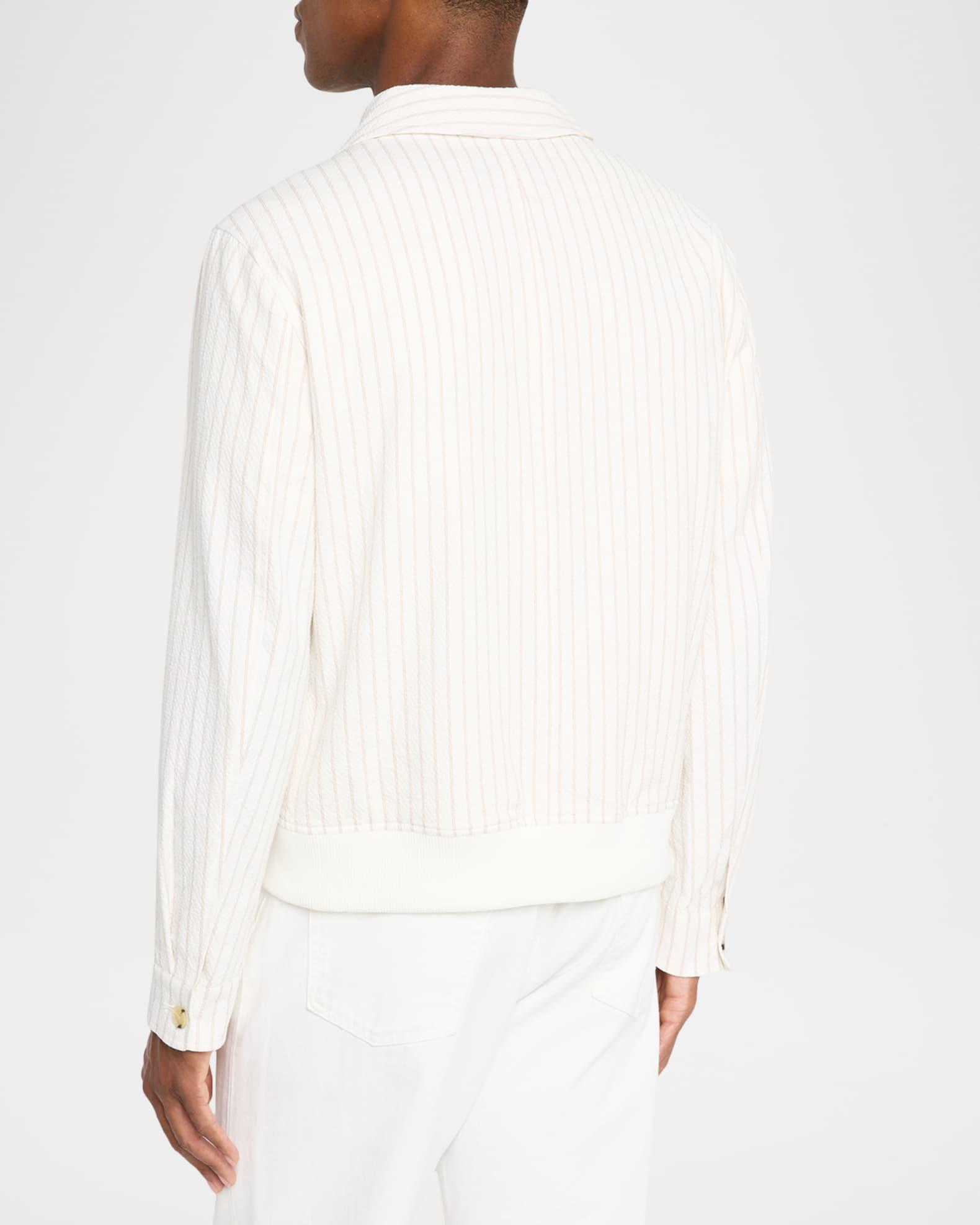 Men's Easton Cotton-Blend Pinstripe Harrington Jacket Product Image
