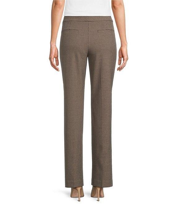 Investments Houndstooth 5TH AVE Fit Straight Leg Pants Product Image