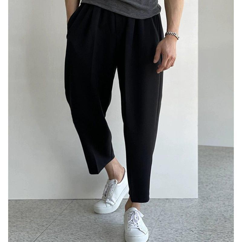 RT No. 11237 SLIM STRAIGHT CROP PANTS & COMPRESSION SHIRT Product Image