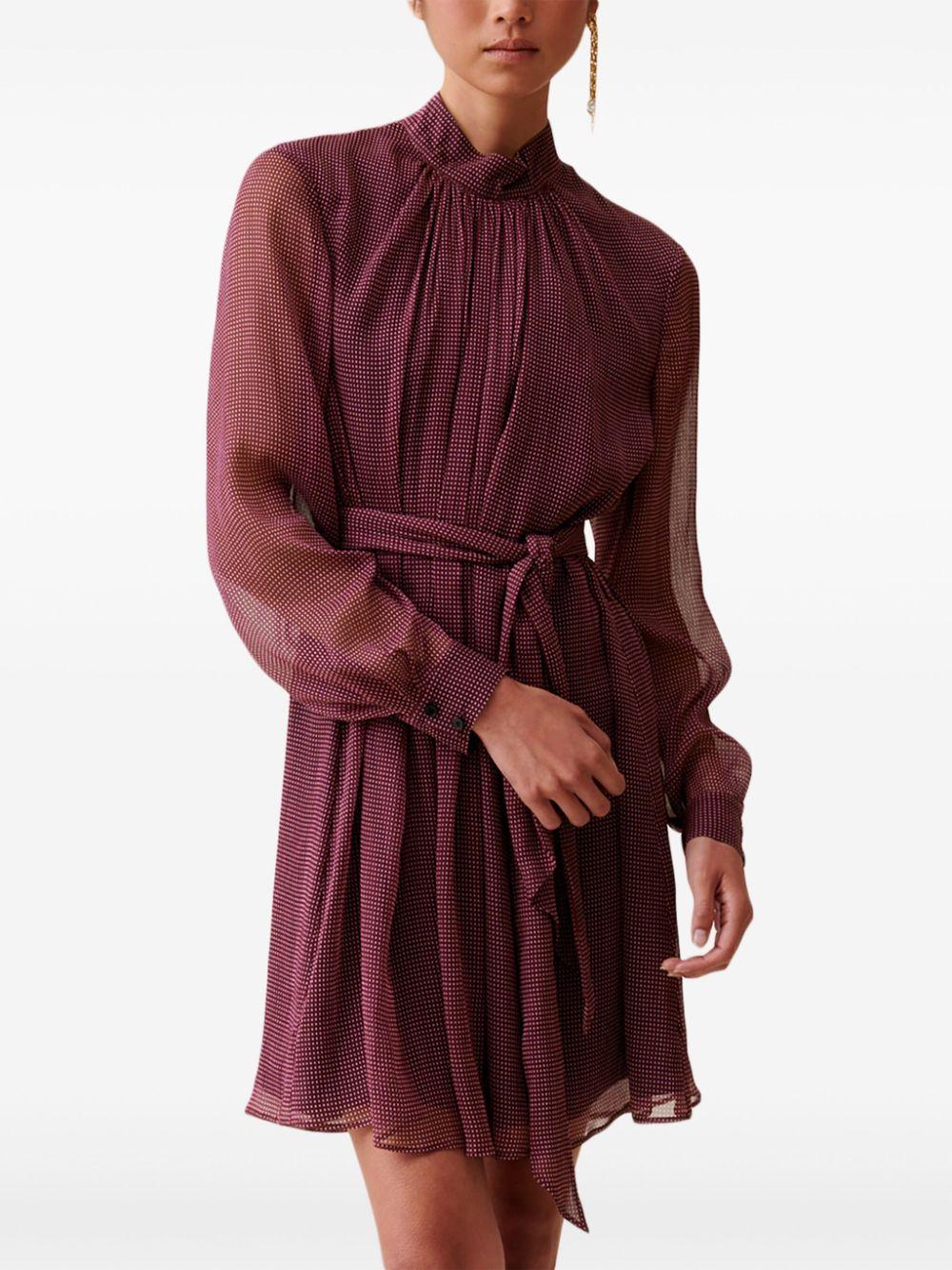 tie-neck mini dress Product Image