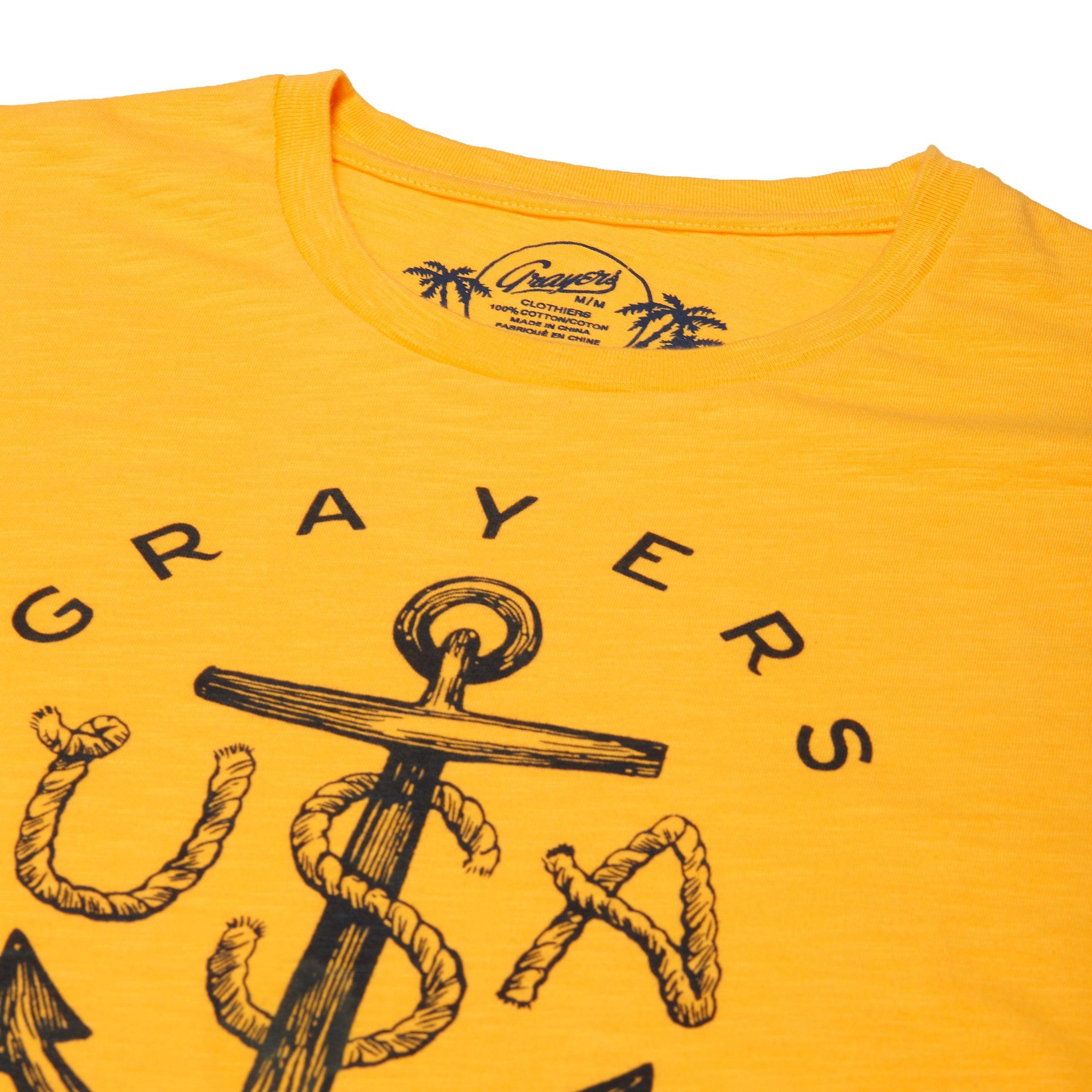 Anchor Print Tee - Chamois * Product Image