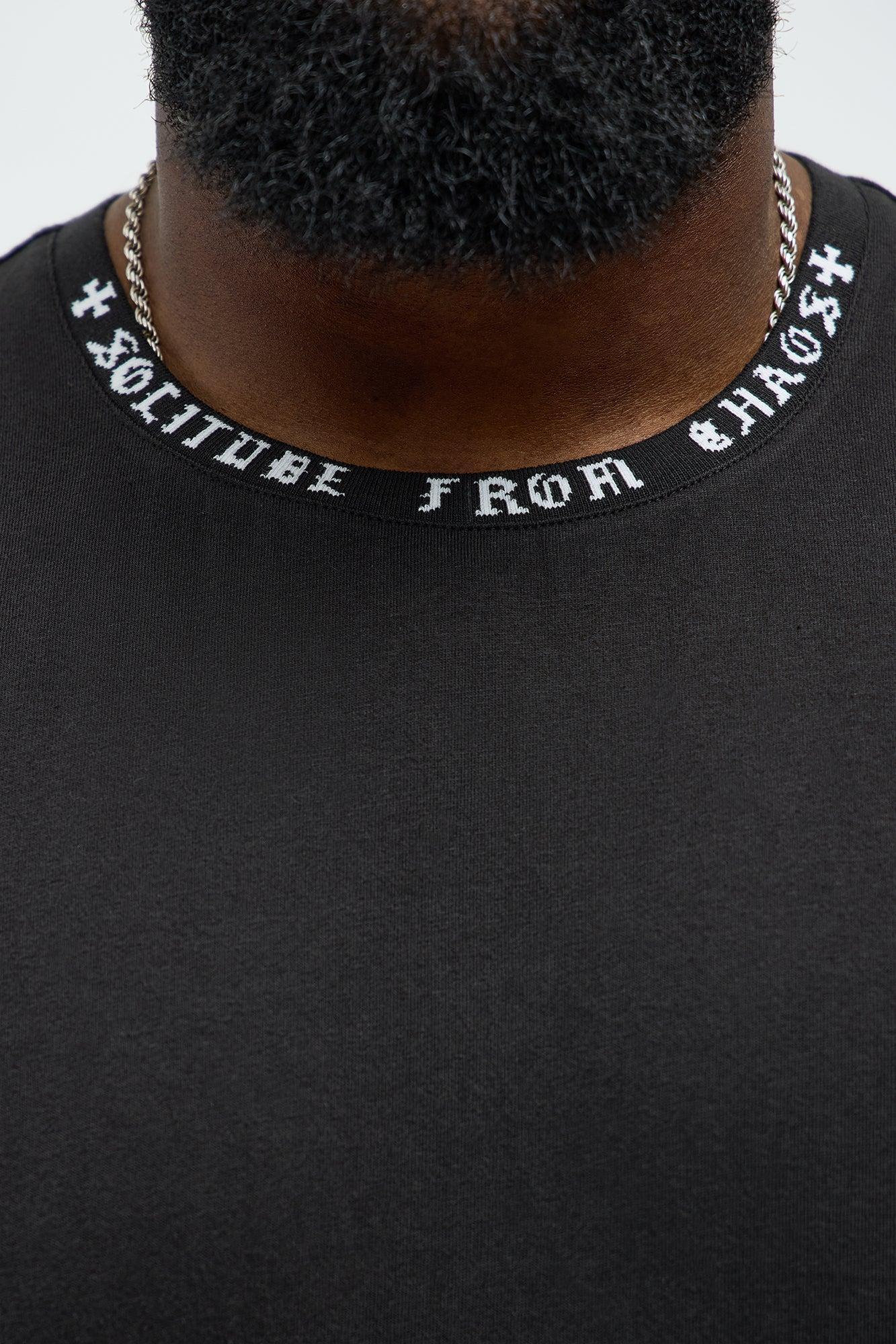 Short Sleeve Solitude From Chaos Tee - Black Product Image
