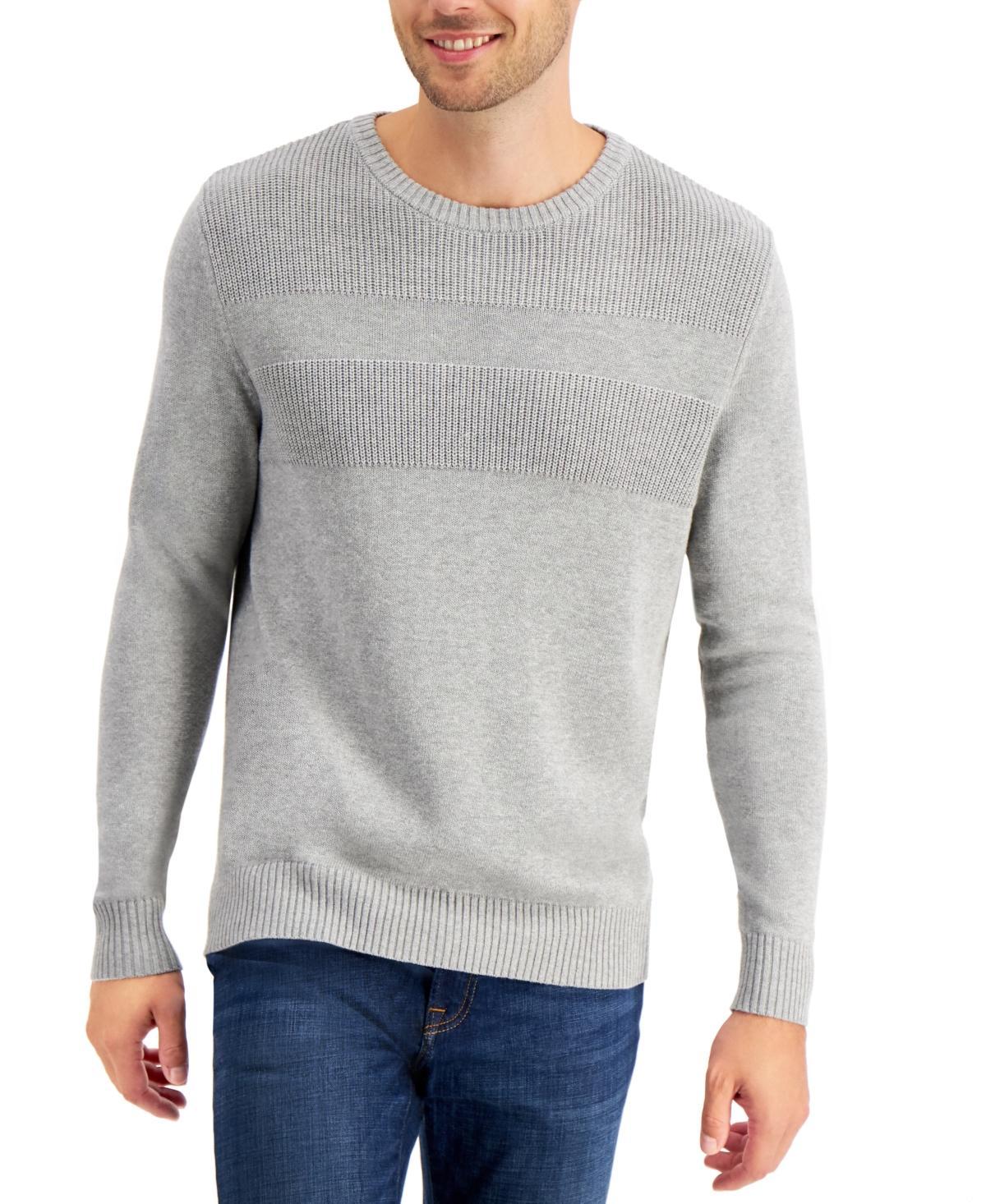 Club Room Mens Textured Cotton Sweater, Created for Macys Product Image