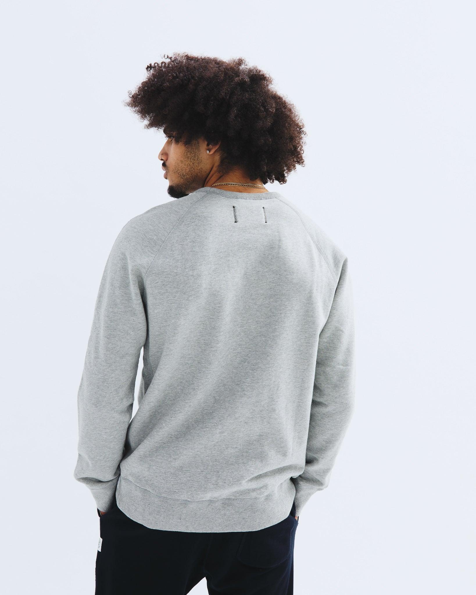 Midweight Terry Slim Crewneck Male Product Image