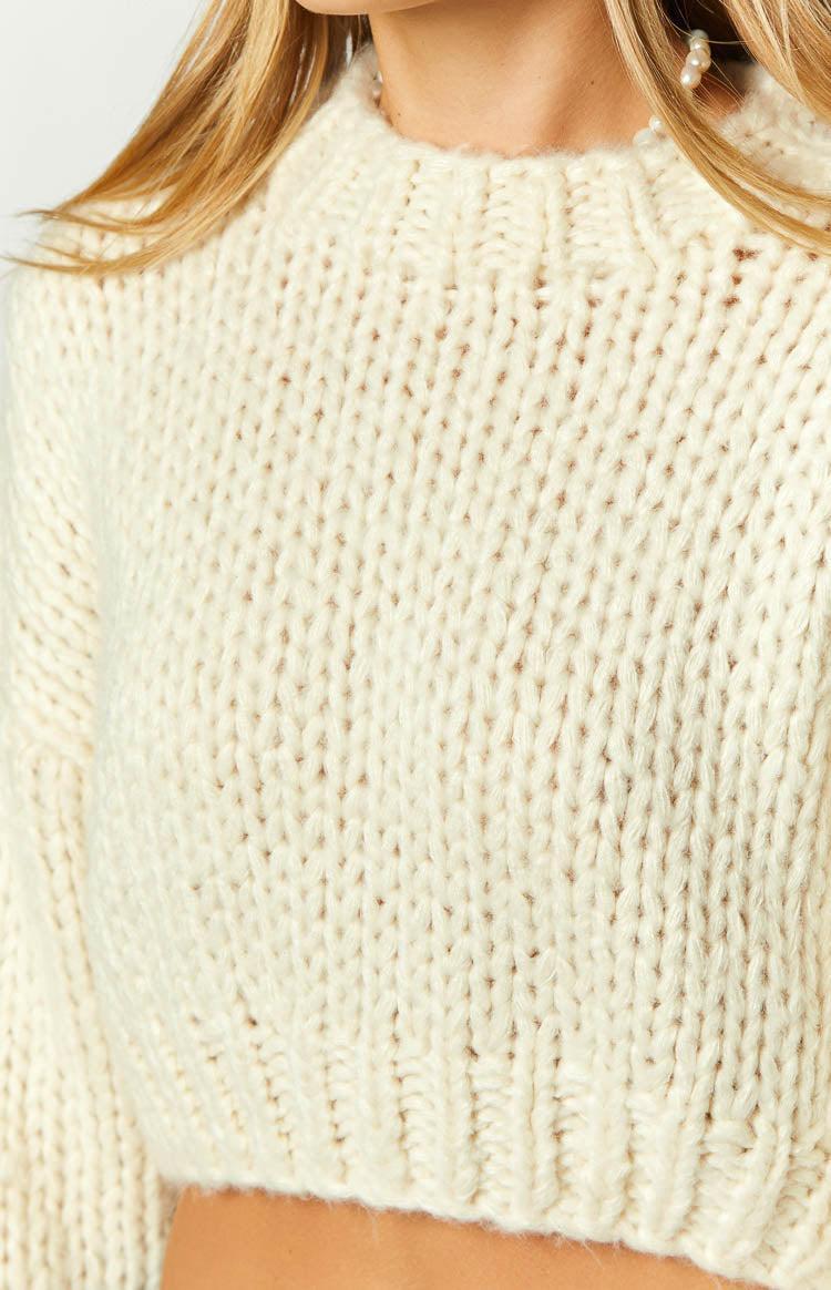 Belmont Cream Stripe Sweater Product Image