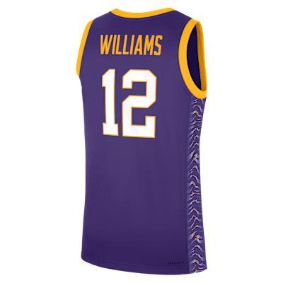 Mikaylah Williams LSU Tigers Replica Nike Men's College Basketball Jersey Product Image