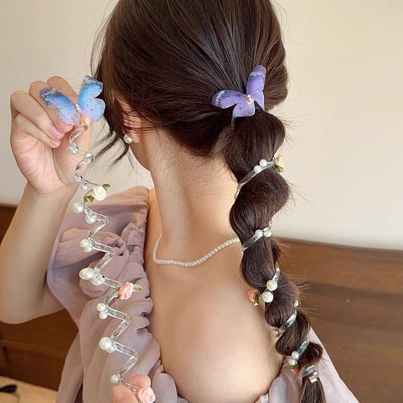 Butterfly Cord Hair Tie Product Image