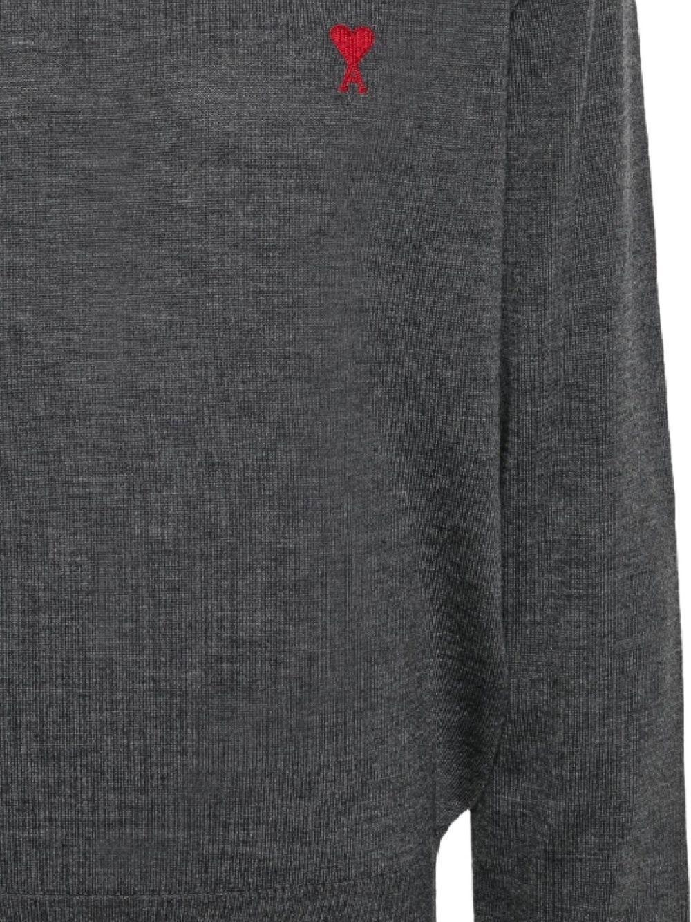 logo-embroidered wool jumper Product Image