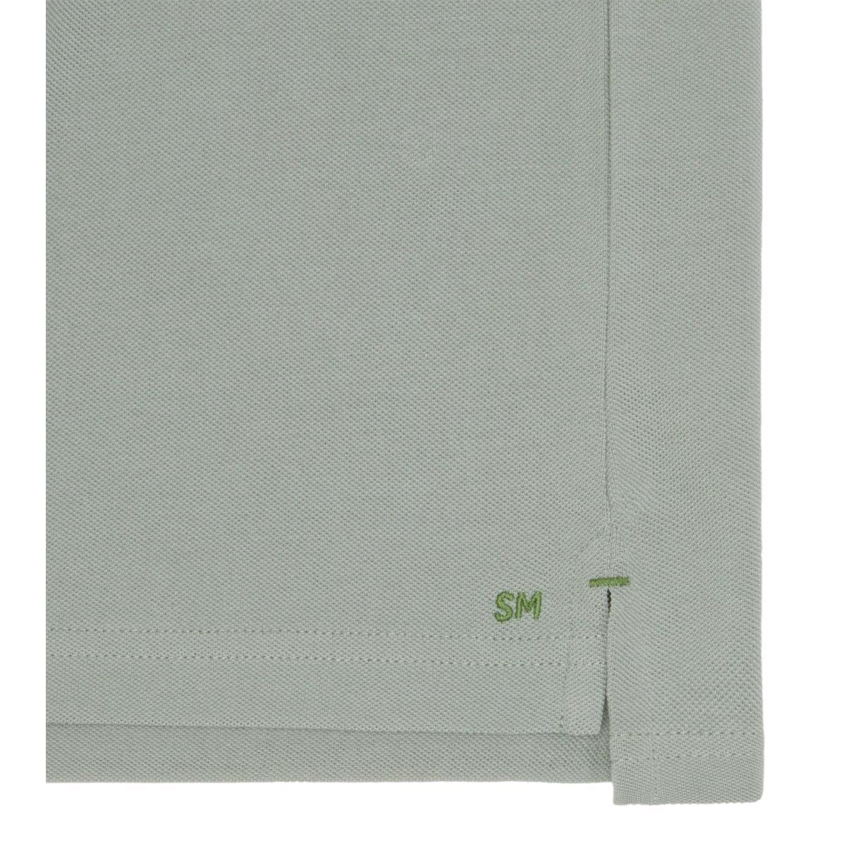 Short-Sleeved Polo Sage Pima Pique Product Image