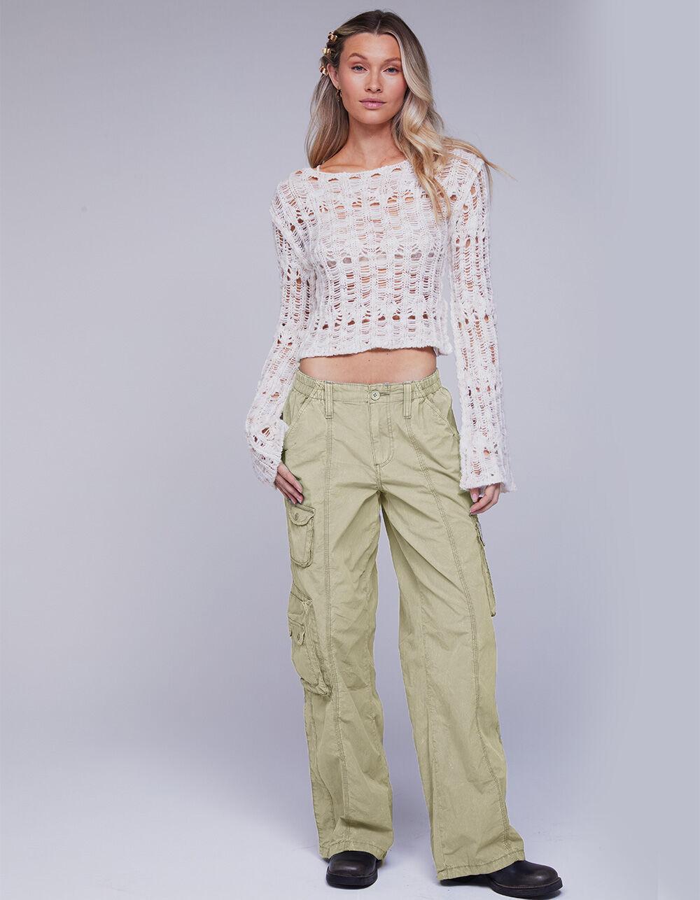 BDG Urban Outfitters New Y2K Womens Cargo Pants - SAGE Product Image