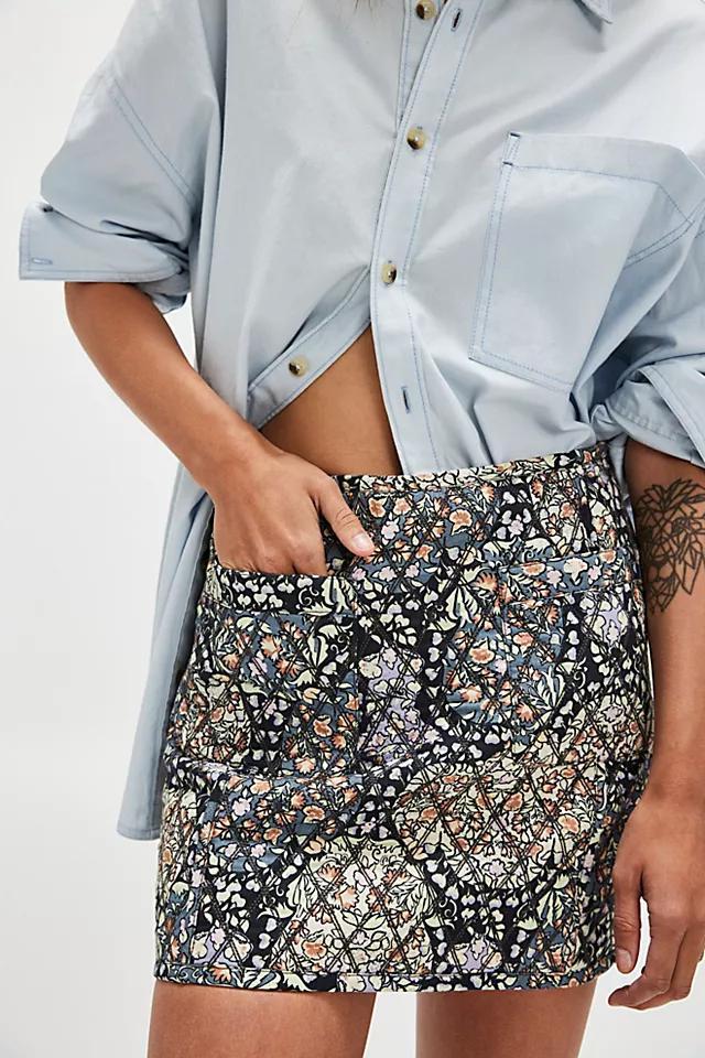Darla Quilted Mini Skirt Product Image