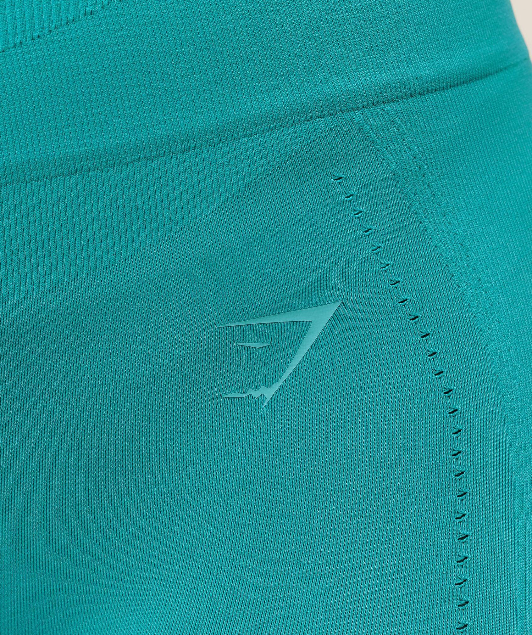 Gymshark Energised Seamless Leggings - Jewel Teal Female Product Image