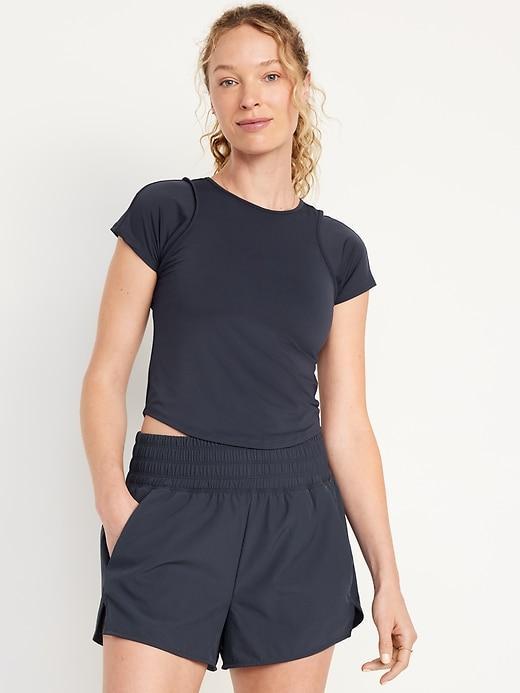 FlowForm Crop Cutout-Back Top Product Image