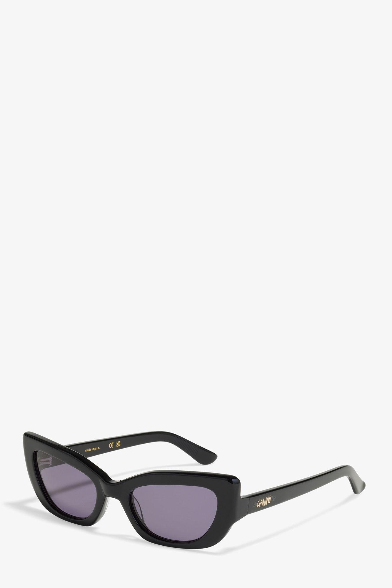 GANNI x Ace & Tate Black Sadie Sunglasses Product Image