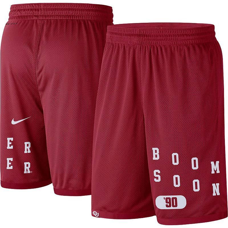 Men's Nike Crimson Oklahoma Sooners Wordmark Performance Shorts, Size: Large, Red Product Image