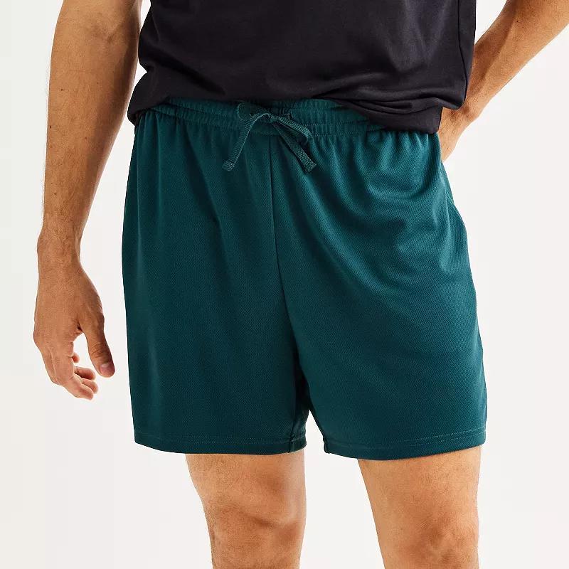 Men's Tek Gear® Above-The-Knee Mesh Shorts, Size: Large, Elegant Blue Product Image
