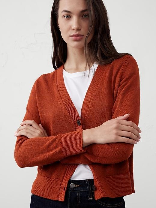 Lightweight V-Neck Cardigan Product Image
