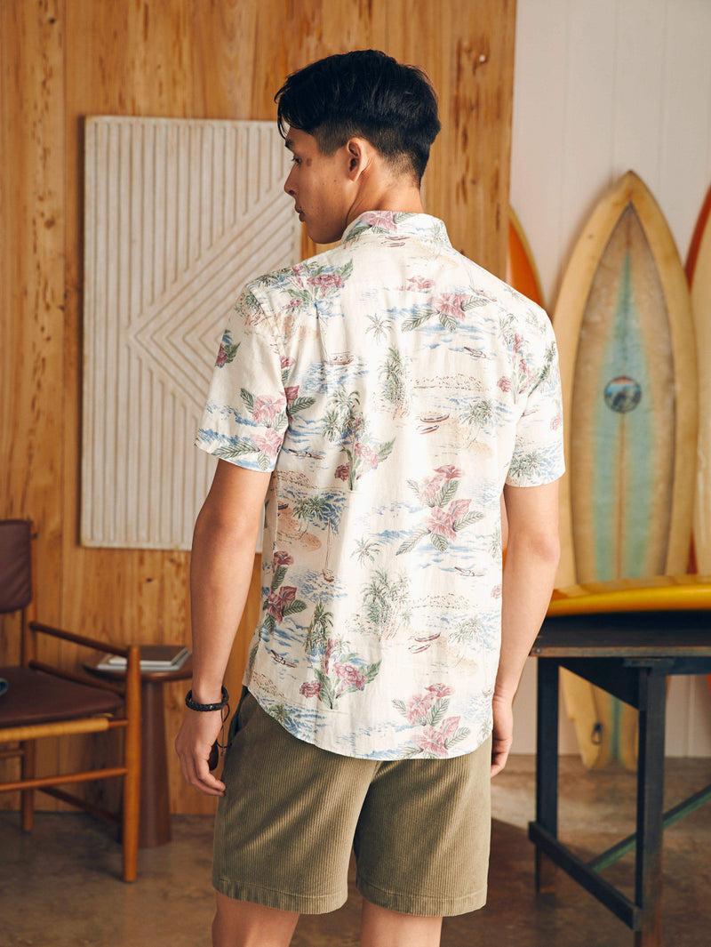 Short-Sleeve Breeze Shirt (Tall) - Molokai Scenic Tropical Product Image
