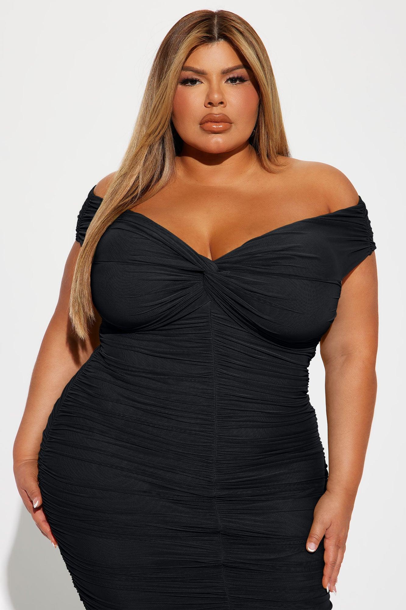 The Tink Midi Dress - Black Product Image