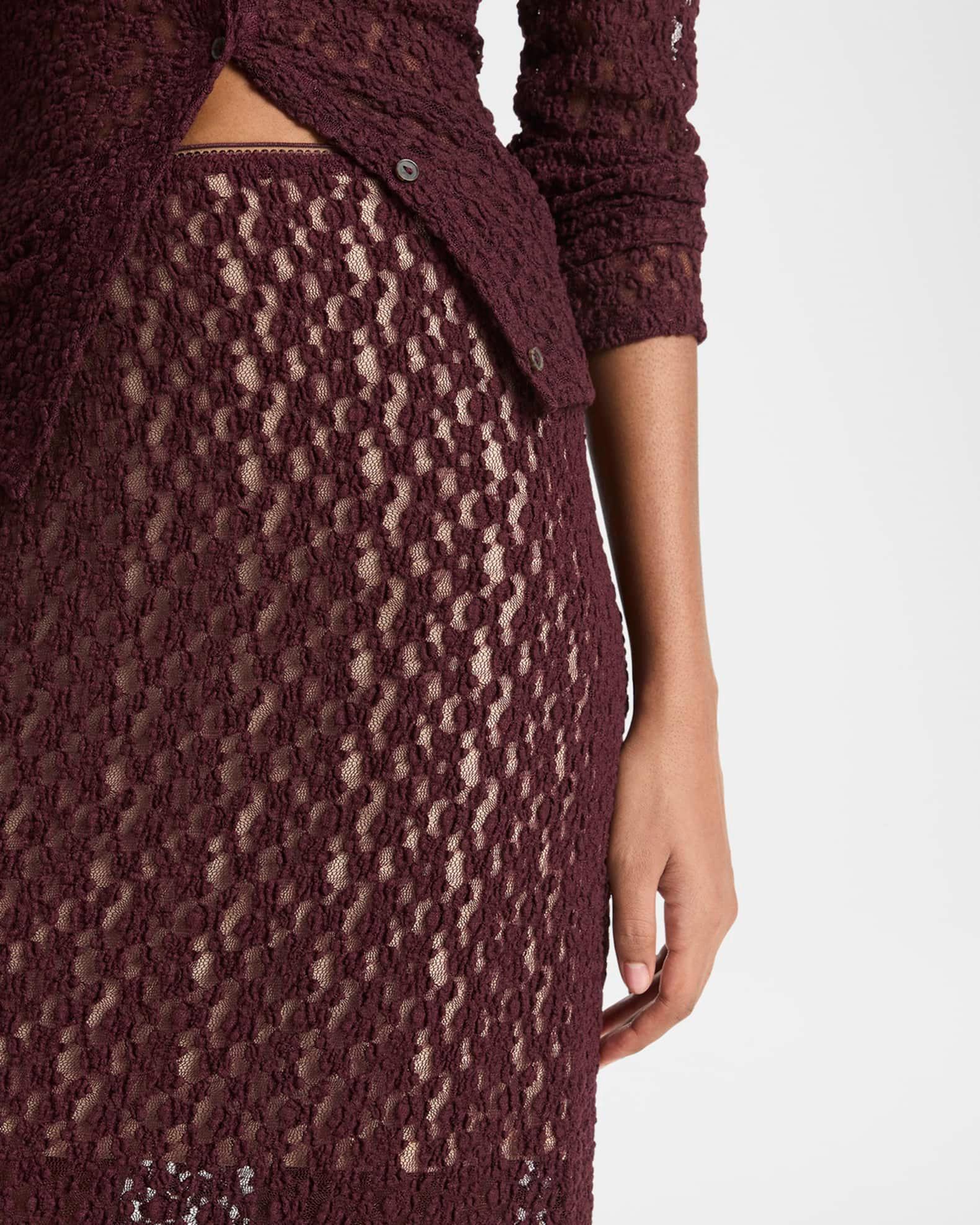 Floral Smocked Midi Skirt Product Image