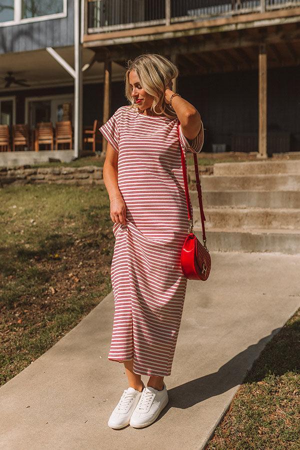 Sweet Tea Sippin' Stripe Maxi Dress Product Image