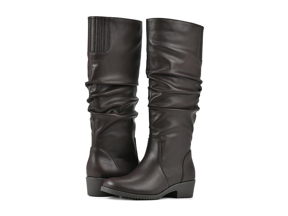 Cliffs by White Mountain Duration Women's Tall Boots, Size: 8.5, Dark Brown Product Image
