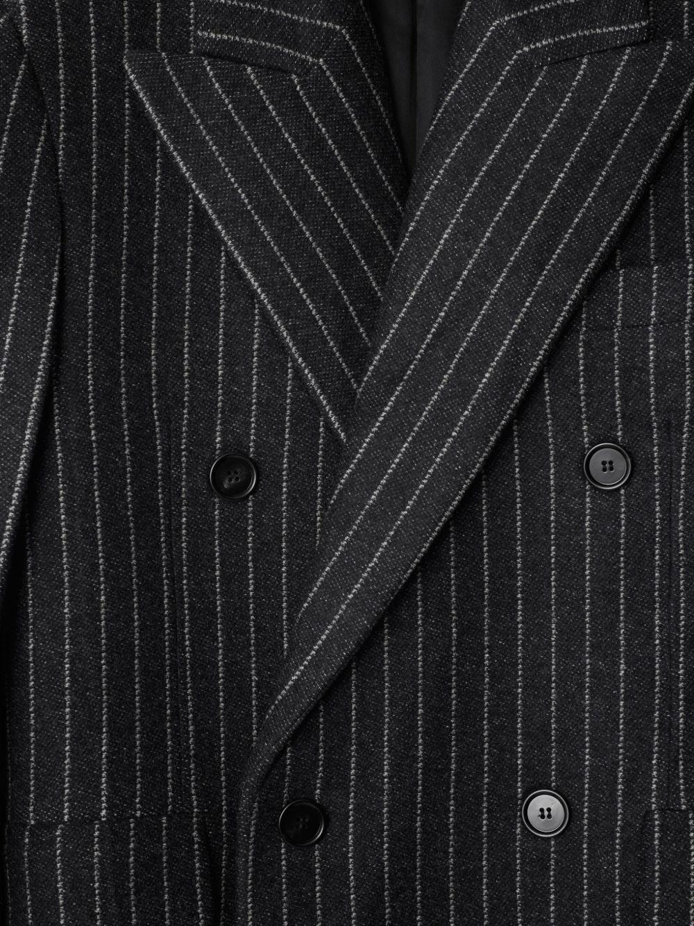 pinstripe double-breasted blazer  Product Image