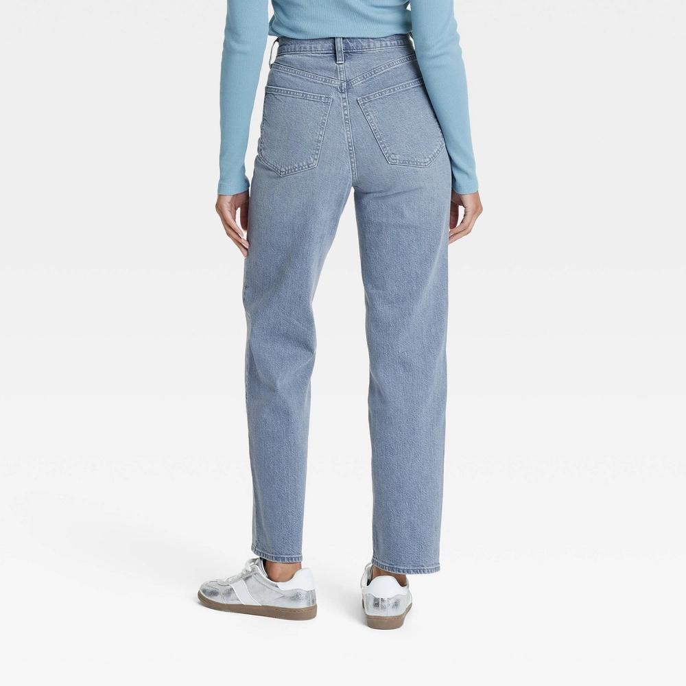 Womens High-Rise Straight Ankle Jeans - Universal Thread Gray 0 Product Image