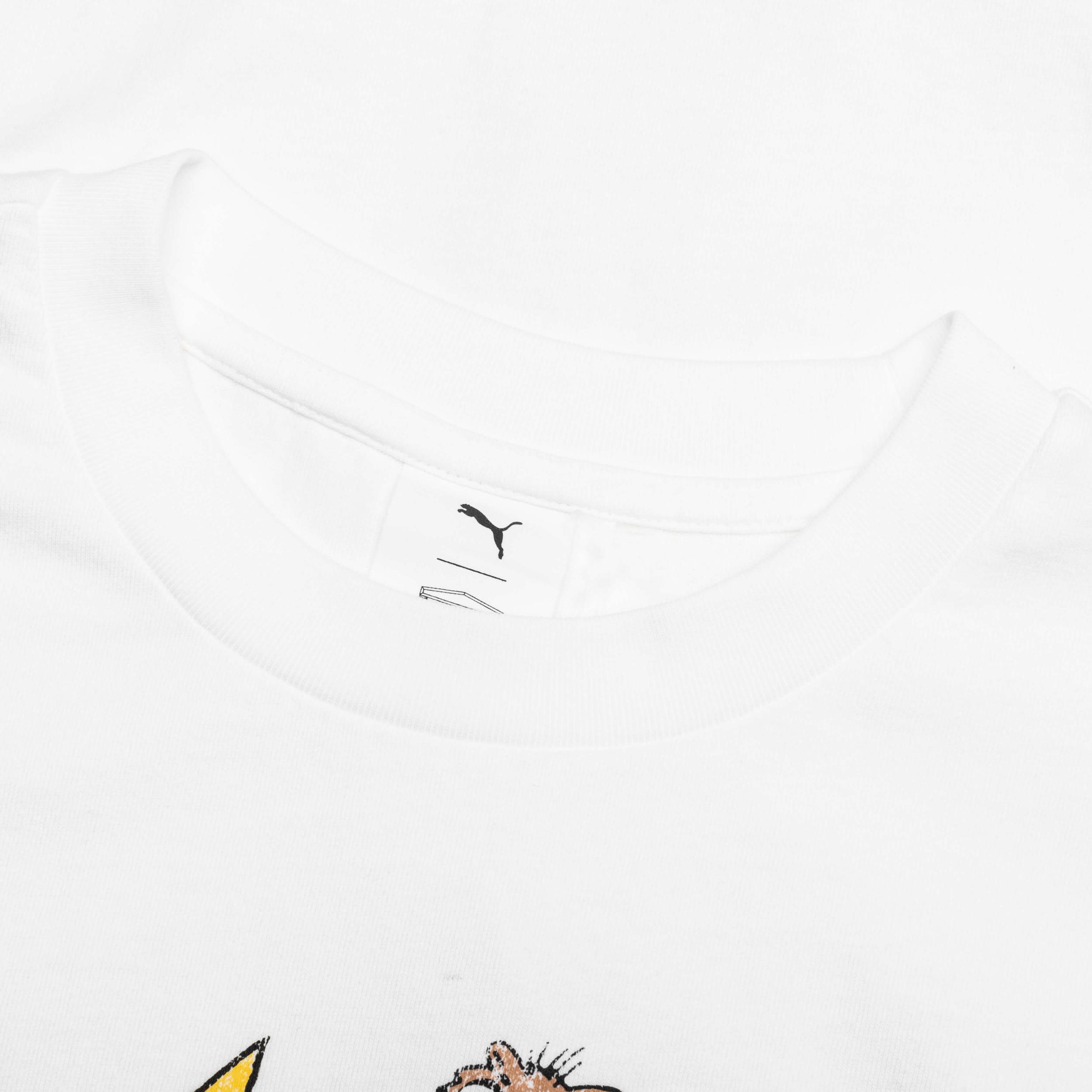 Puma x Aries Graphic Tee - White Male Product Image