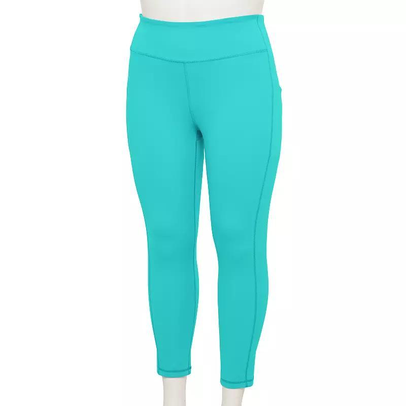 Plus Size Tek Gear Adaptive Ultrastretch High-Rise 7/8th Leggings, Womens Maiti Pink Product Image