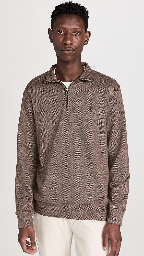 Polo Ralph Lauren Lux Jersey Half Zip Sweater | Shopbop Product Image