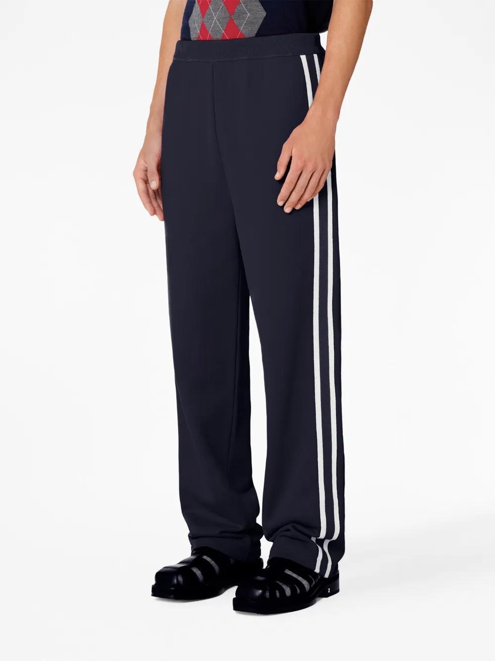 side-stripe drawstring track pants Product Image
