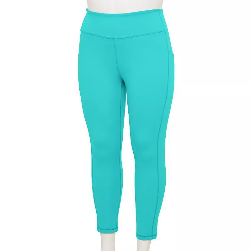 Plus Size Tek Gear Adaptive Ultrastretch High-Rise 7/8th Leggings, Womens Maiti Pink Product Image