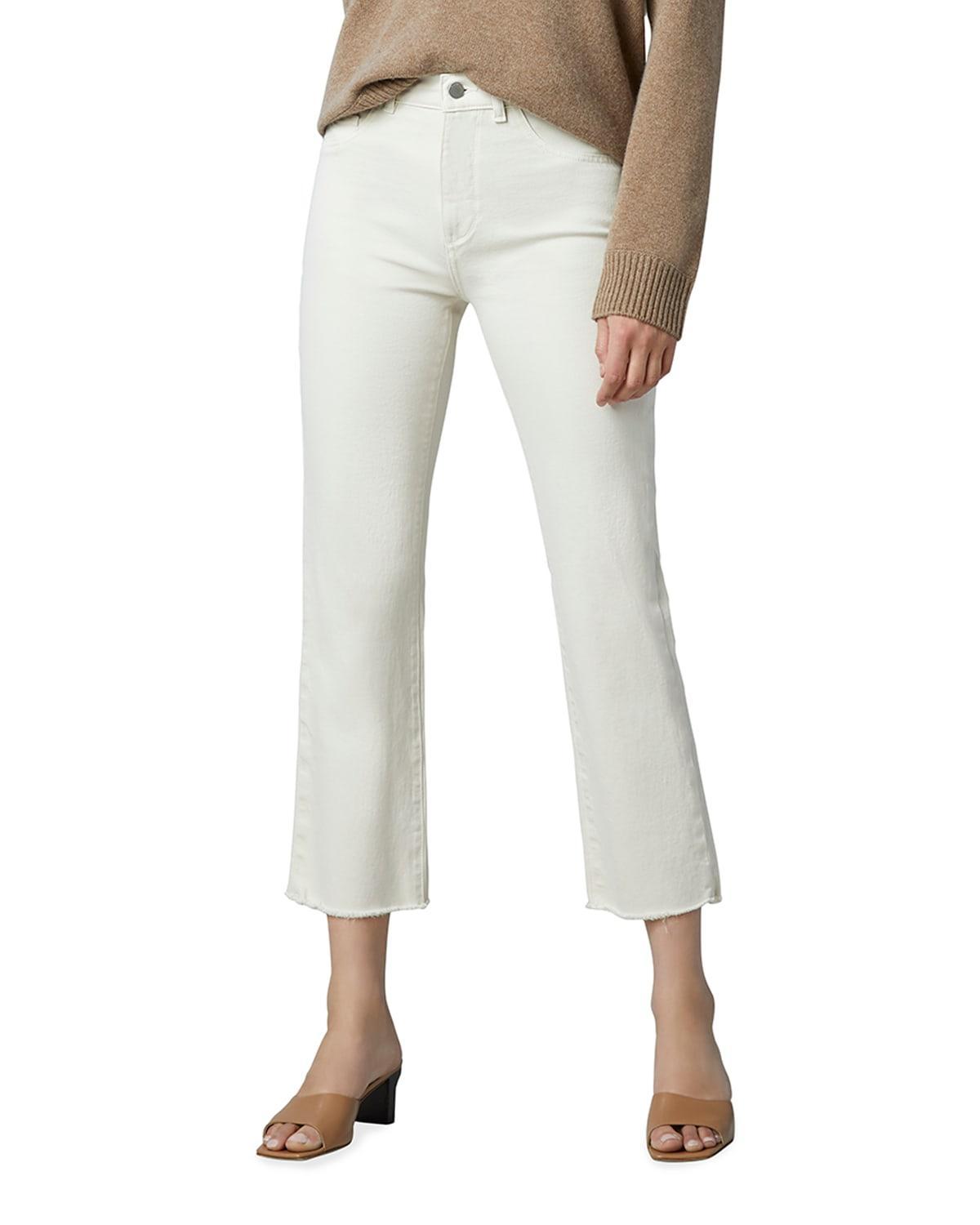 DL1961 Patti High Rise Straight Jeans in Ecru Product Image