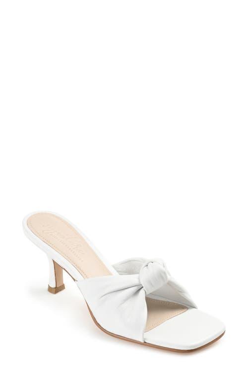 Journee Signature Womens Genuine Leather Tru Comfort Foam Finlee Heels Product Image