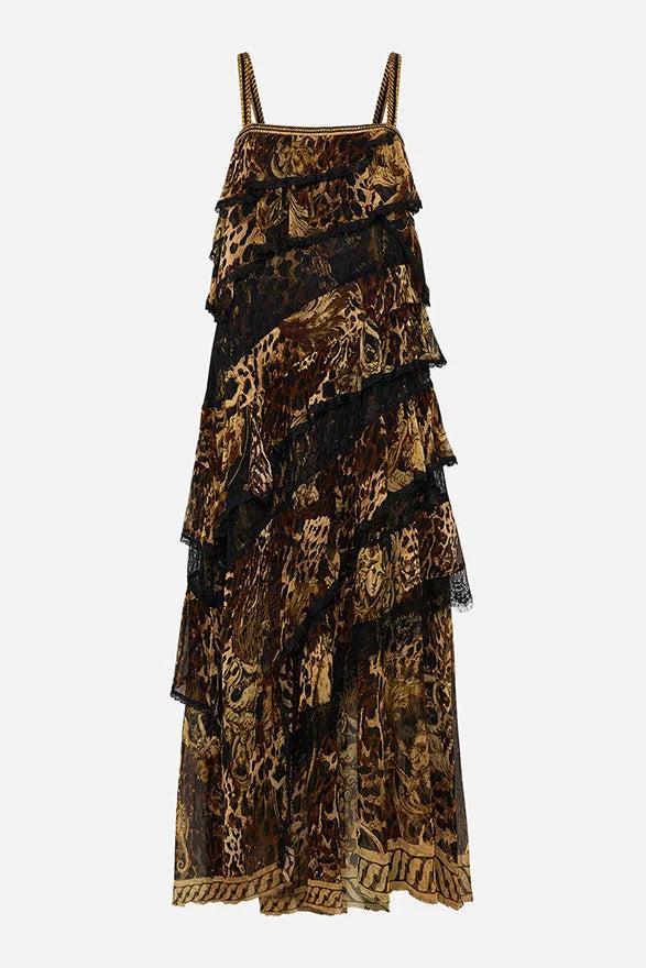 CAMILLA Asymmetric Spliced Lace Dress Product Image