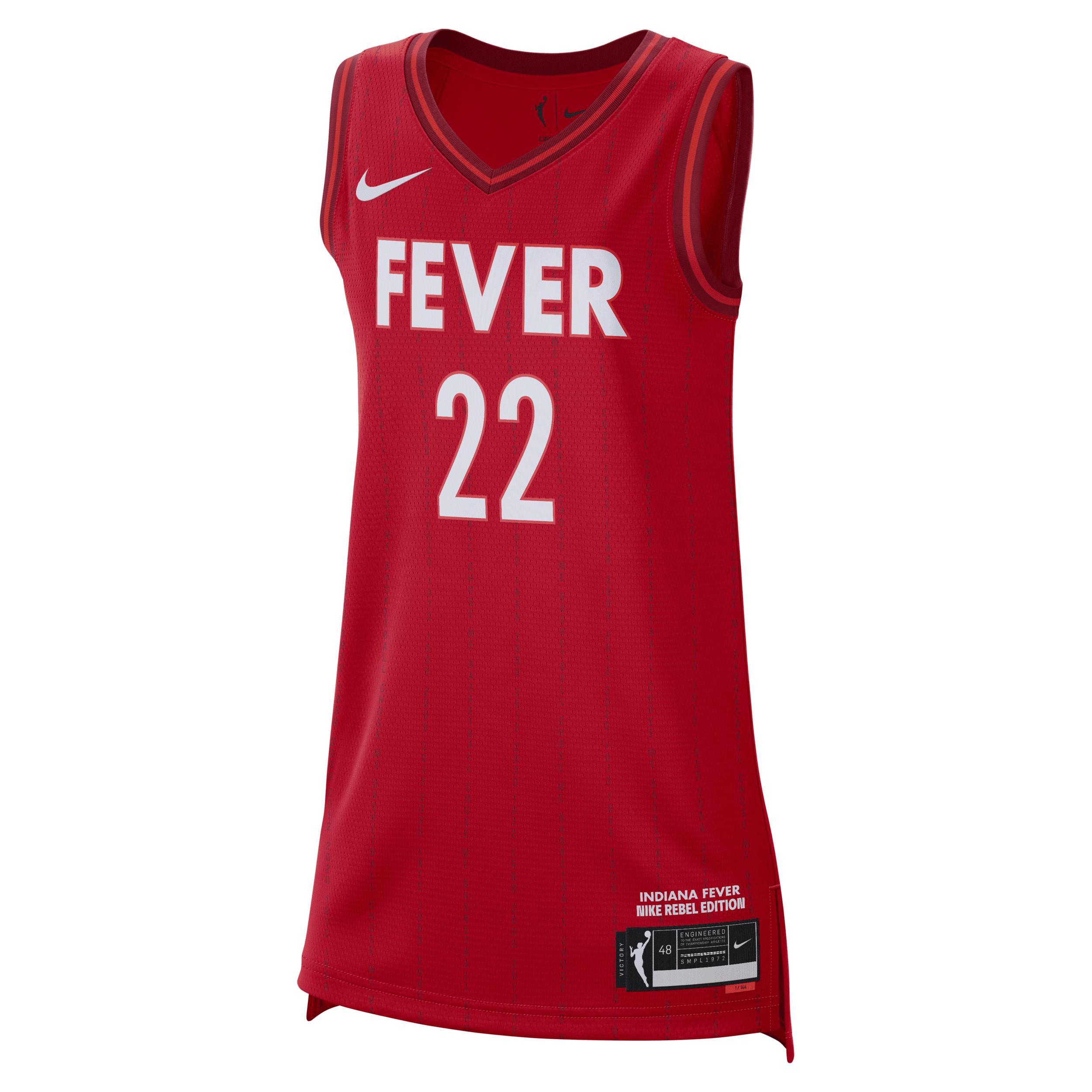 Unisex Nike Caitlin Clark Red Indiana Fever 2024 WNBA Draft Rebel Edition Victory Player Jersey, Adult Unisex Product Image