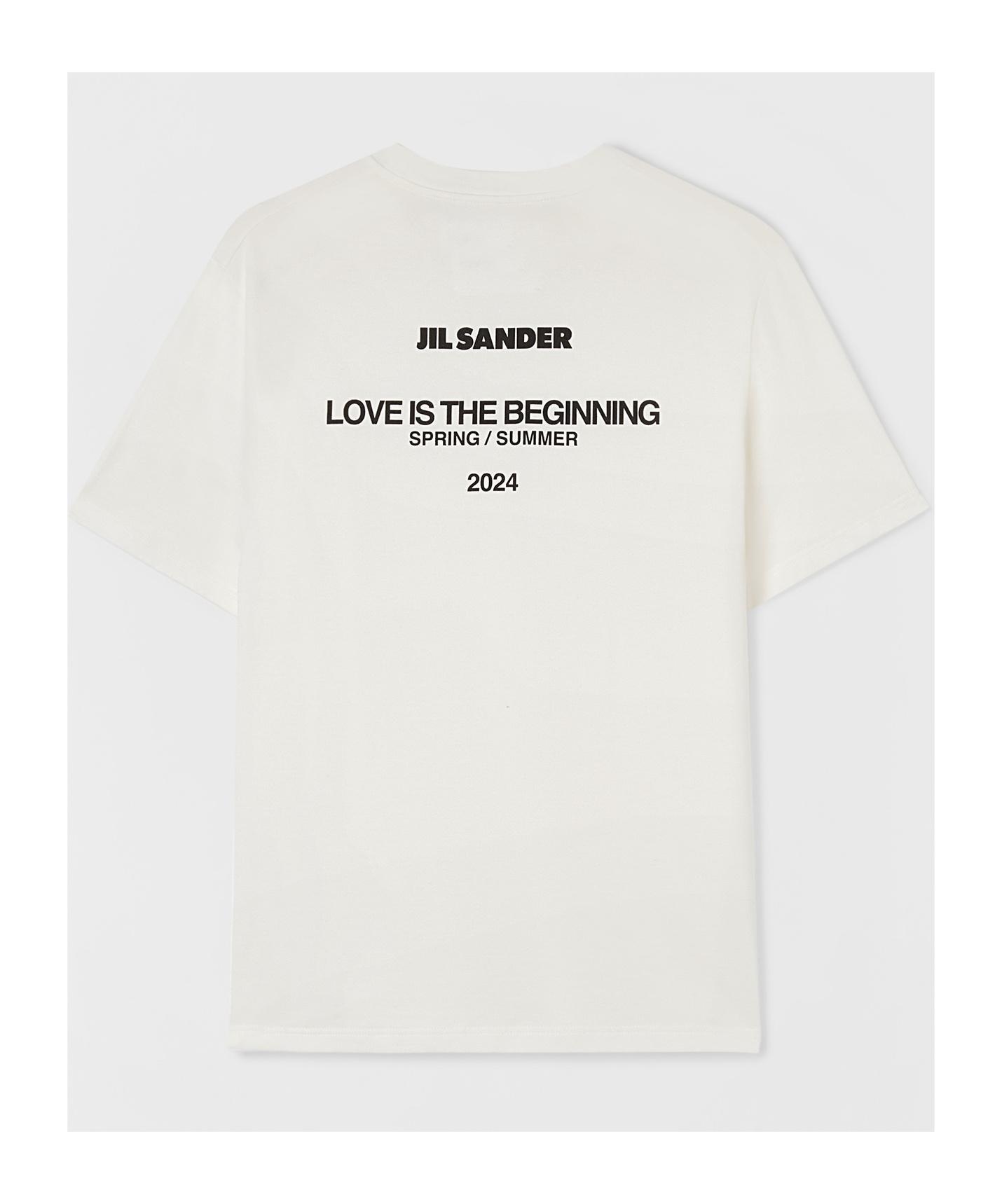 JIL SANDER Logo-print Cotton T-shirt In White Product Image