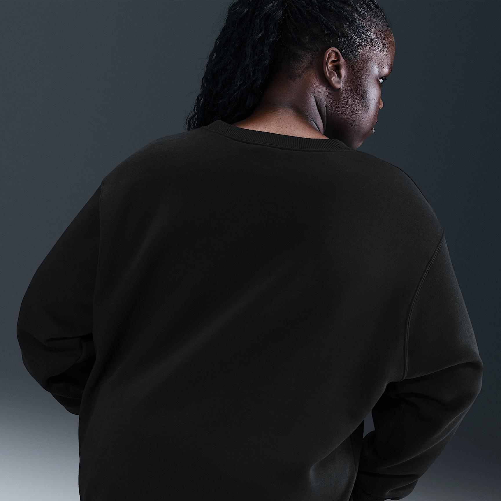 Nike Sportswear Phoenix Fleece Women's Oversized Crew-Neck Sweatshirt (Plus Size) Product Image