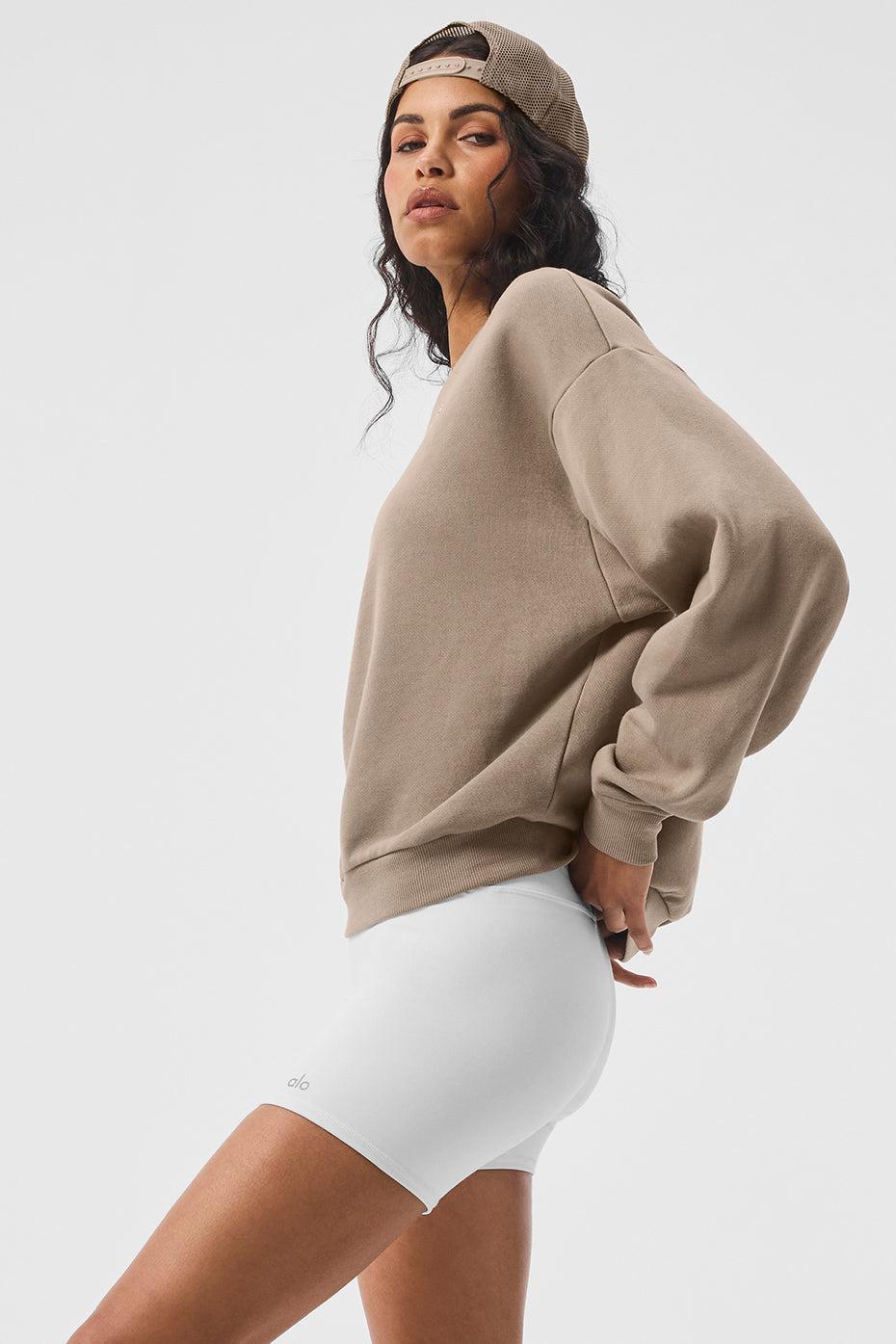 Accolade Crew Neck Pullover - Gravel Product Image