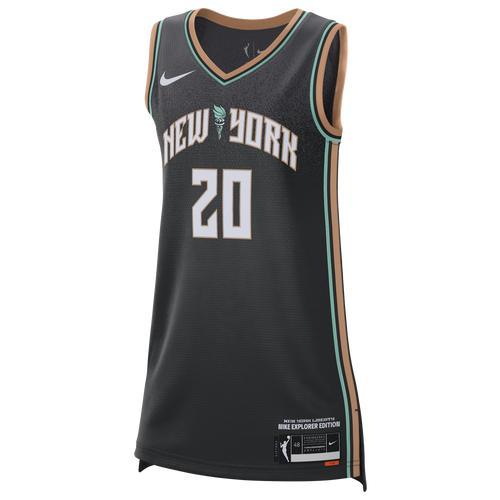 Unisex Nike Sabrina IonescuBlack New York Liberty Explorer Edition Victory Jersey, Womens Product Image
