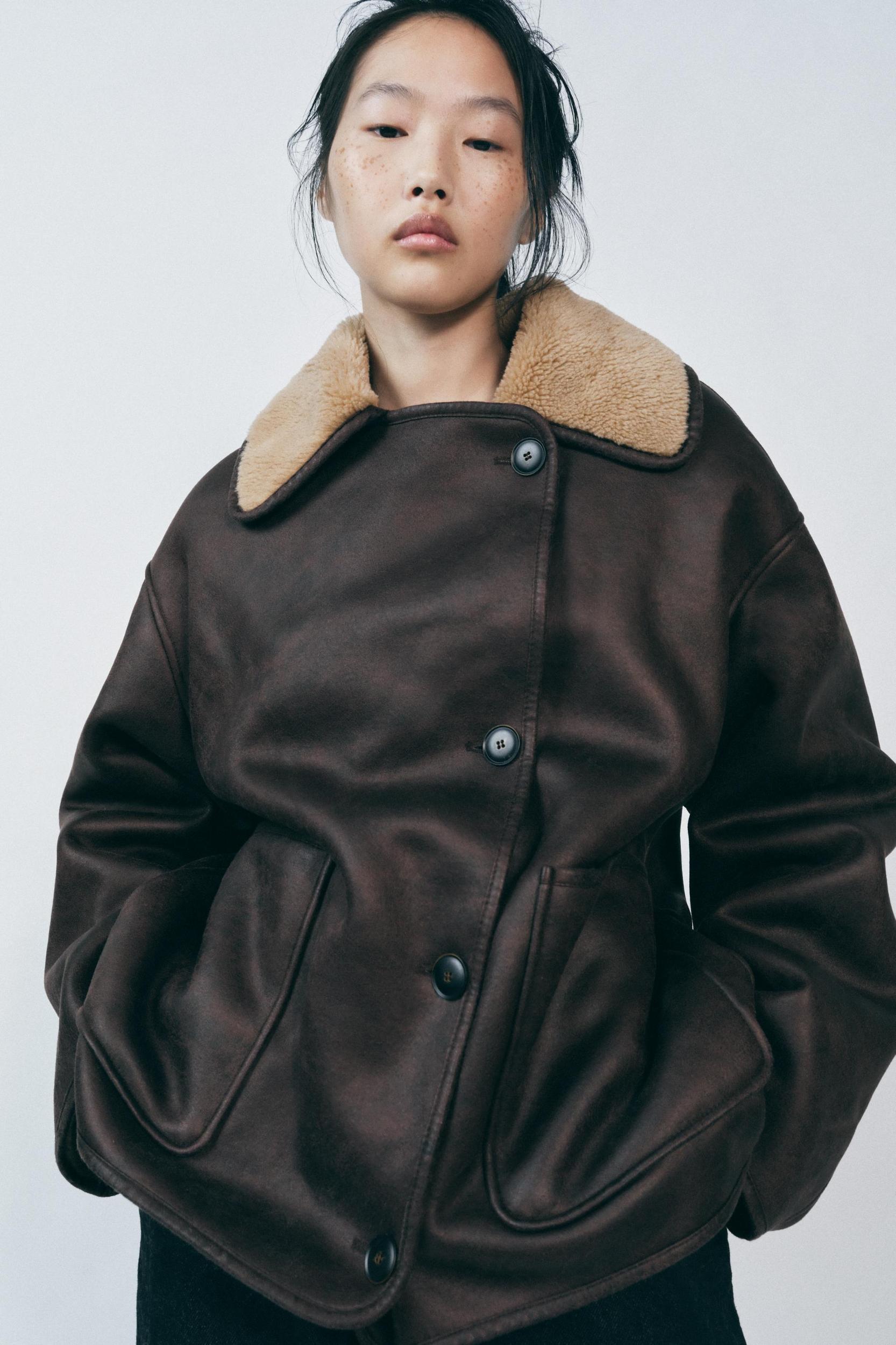 DOUBLE FACED JACKET ZW COLLECTION Product Image