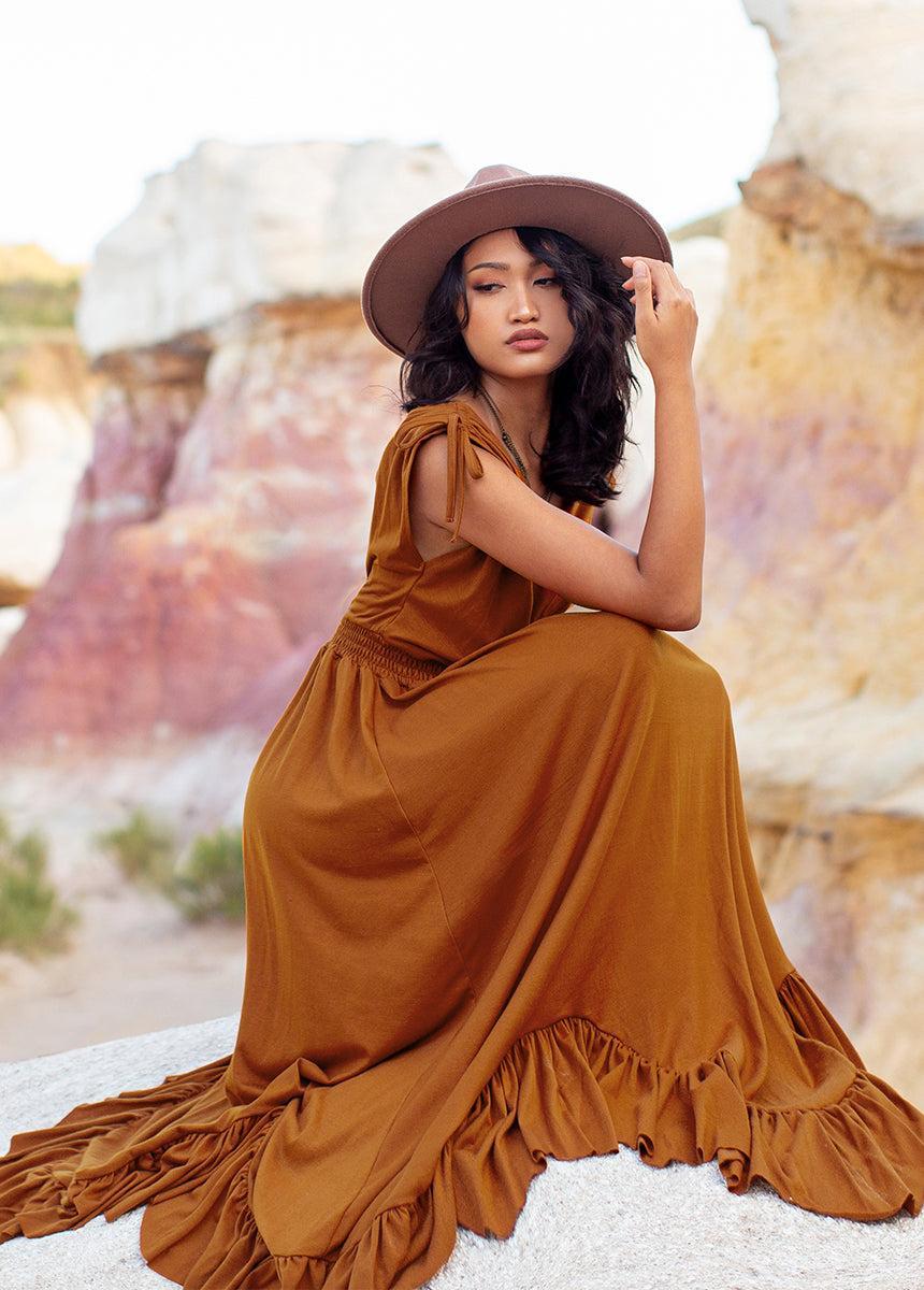 Giovanna Dress in Spice Female Product Image