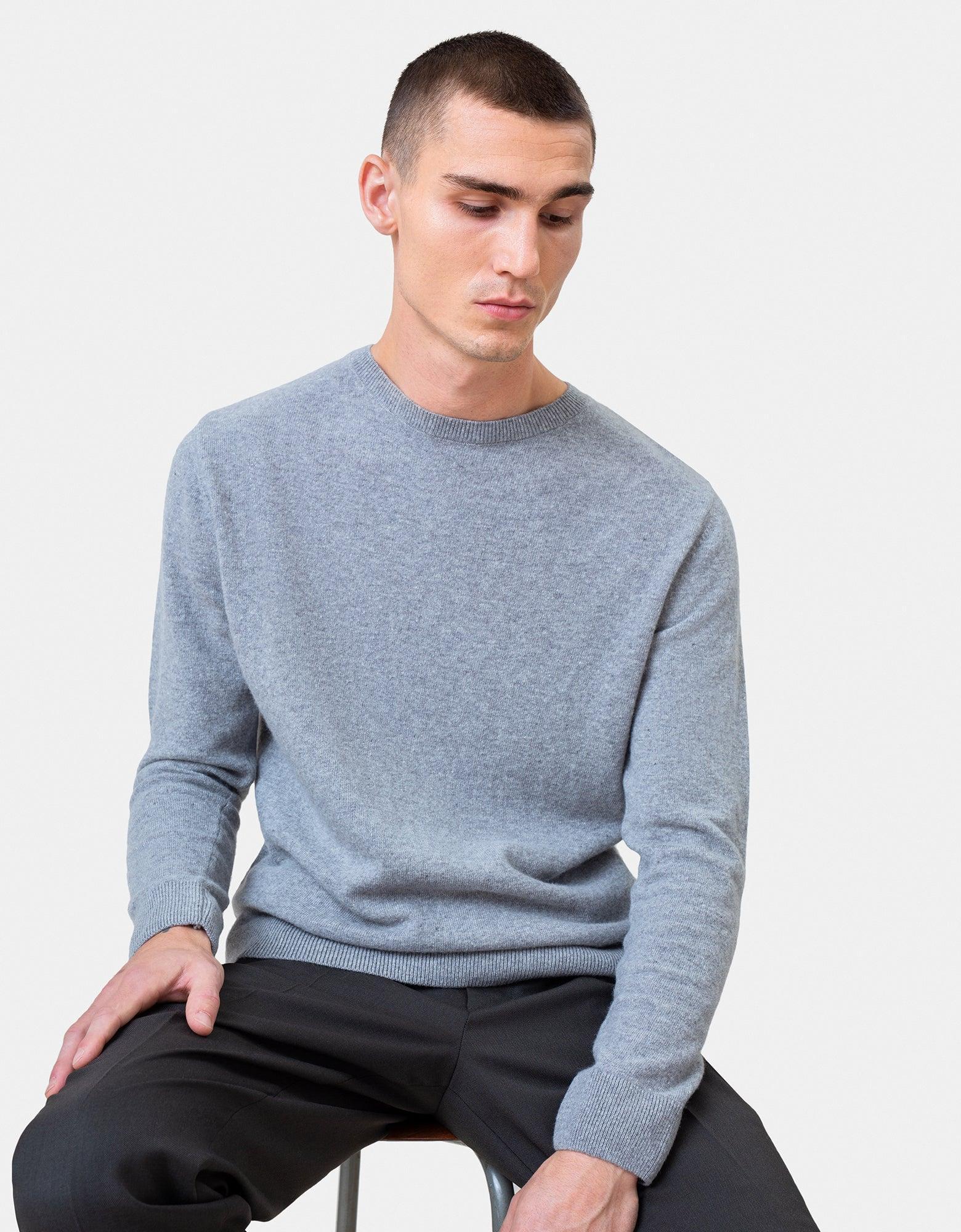 Light Merino Wool Crew - Scarlet Red Product Image