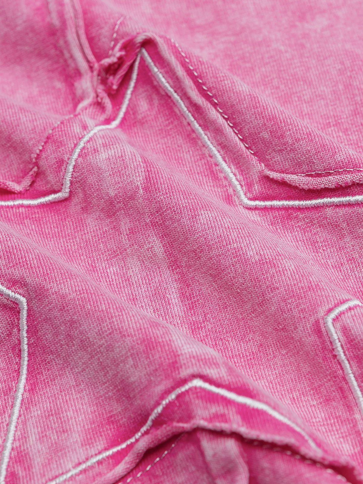 Aelfric Eden Applique Embroidery Star Washed Tee Product Image
