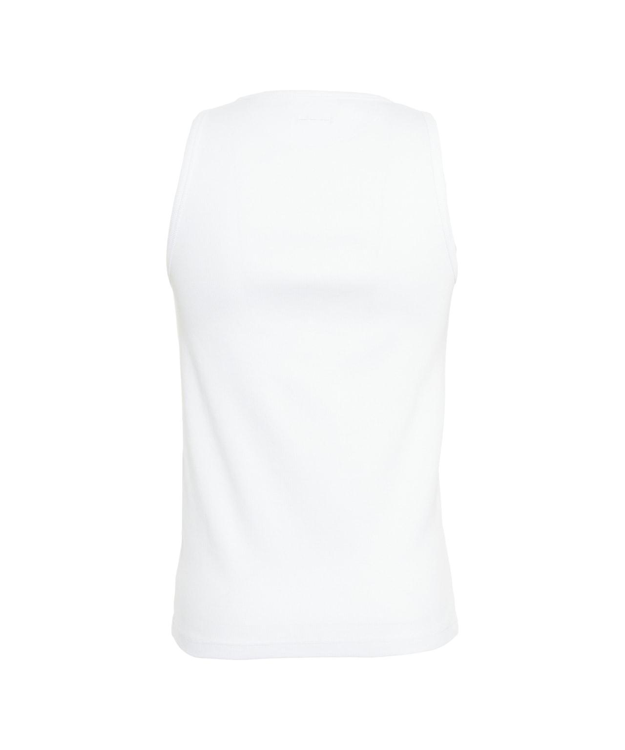 Ribbed tank top 'Flower' Product Image