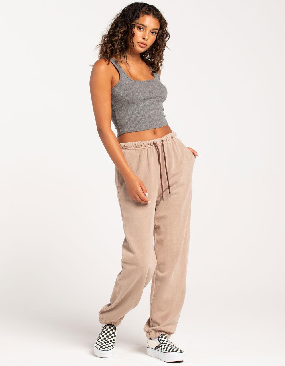 TILLYS Square Neck Womens Tank Top - HEATHER GRAY Product Image